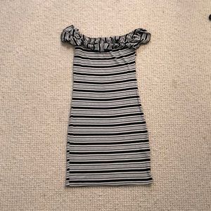 Black and white dress